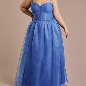 NWT Jules And Cleo Glitter Tulle Corset Bodice Ball Gown